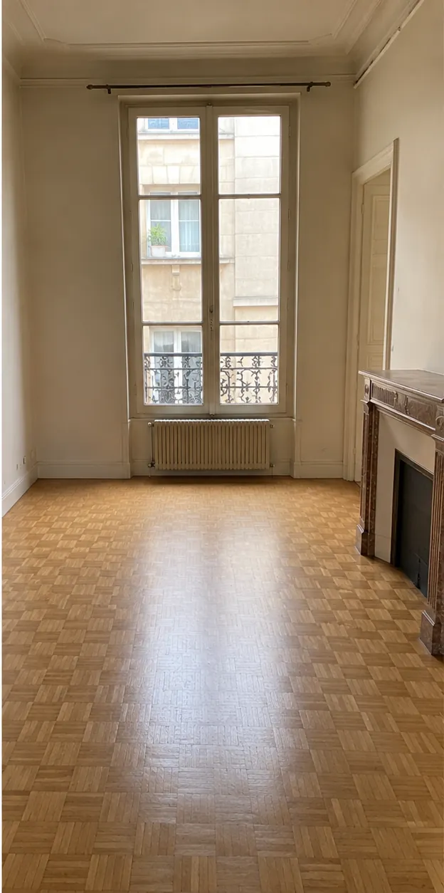Après · Appartement ancien entièrement vidé à Lyon