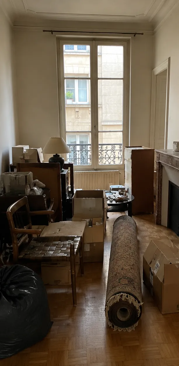 Avant · Appartement ancien entièrement vidé à Lyon